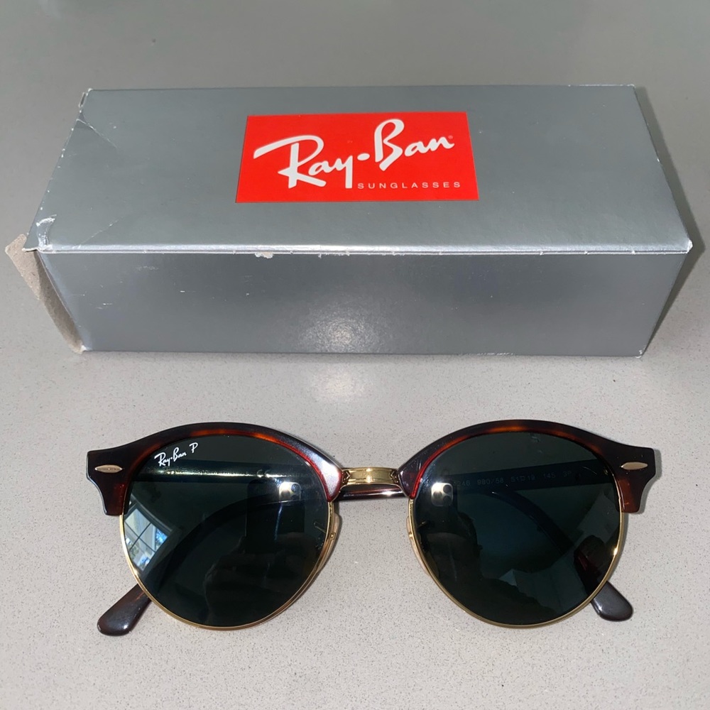 Rayban Polarized Clubmaster Round